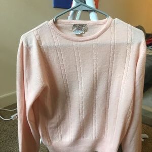 100% Cashmere Vintage Woodward Shop Sweater